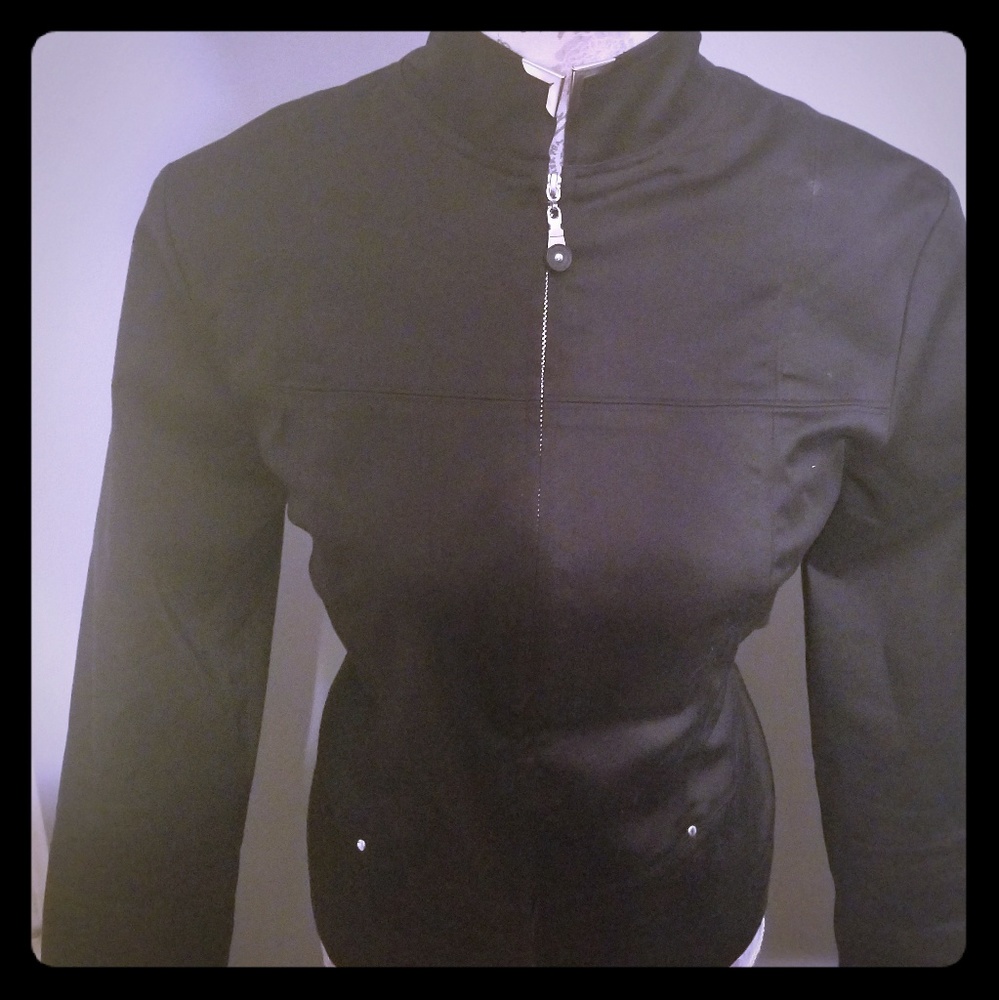 Black Zip Blazer